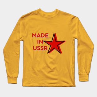 Red star made in ussr Long Sleeve T-Shirt